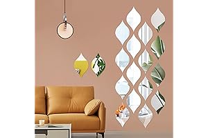3D Mirror Wall Stickers: Vibrant Reflections for Lively Spaces