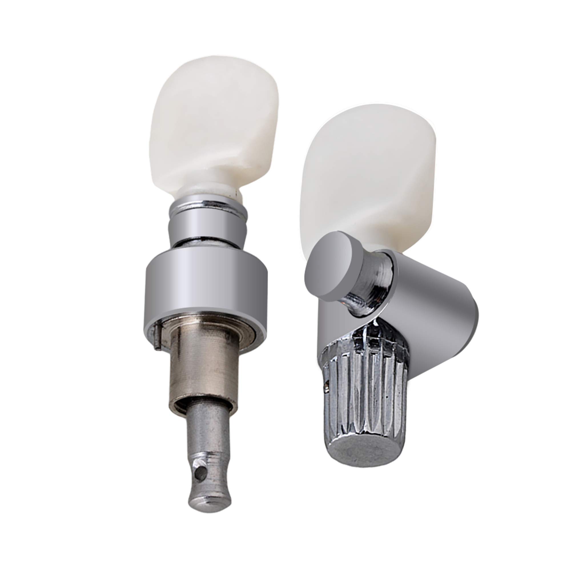 Yibuy Banjo-Stimmzapfen, Mechaniken, Wirbel, weiß, für Banjo mit 5 Saiten