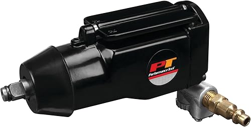 Performance Tool M562DB - Llave de impacto de mariposa de 38 pulgadas, par de torsión de funcionamiento 20-75 pieslibras, color negro