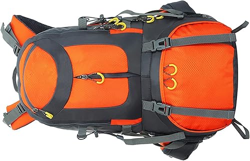 Miniatura 10 de Topyond Bolsa de montañismo impermeable de gran capacidad 50L, bolsa de senderismo al aire libre, adecuada para ocio y actividades al aire libre, 50L