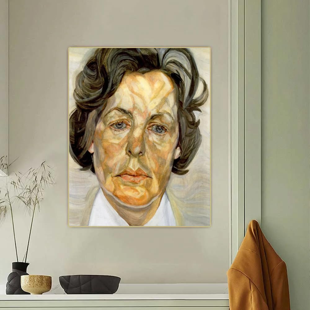 Amazon.co.jp: ルシアン・フロイド ポスター 「白いシャツを着た女性