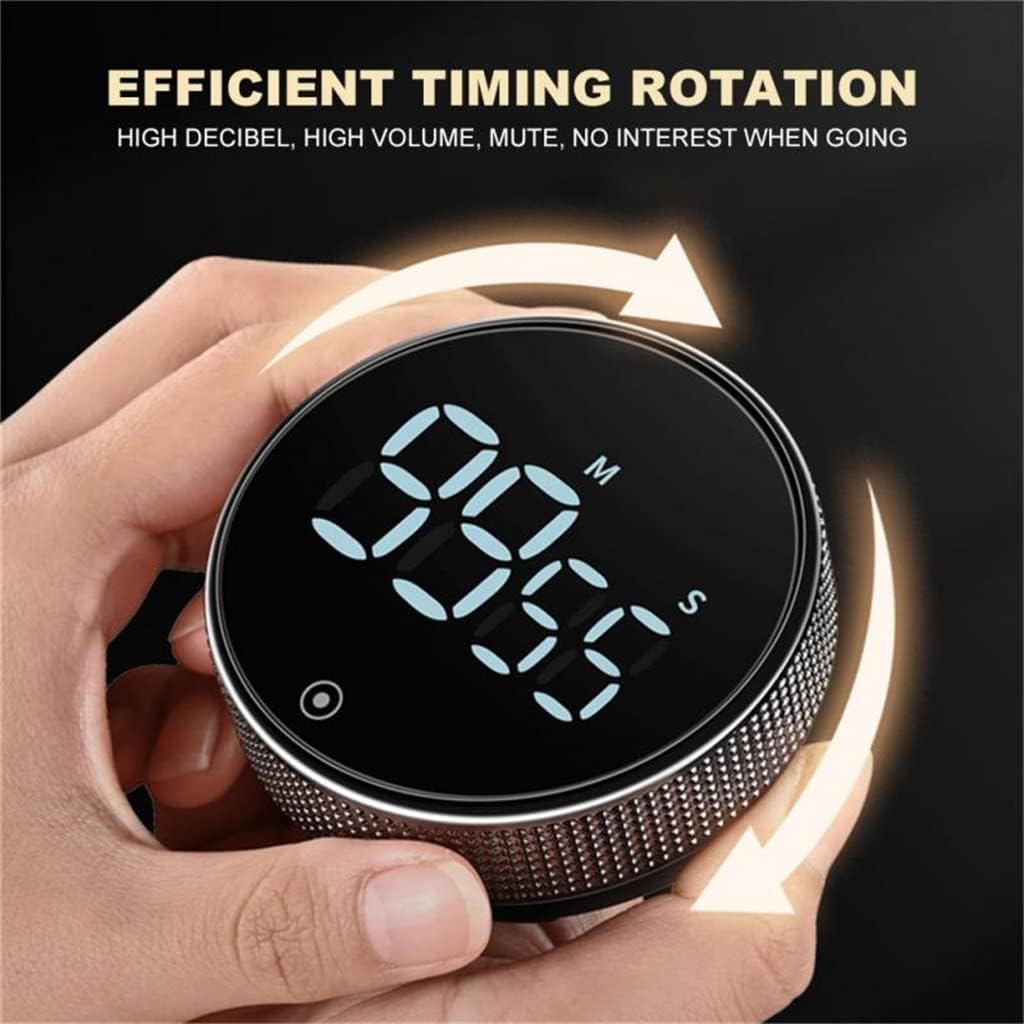 HBJWOV LED Digital Kitchen Timer Cooking Shower Study Stopwatch Alarm Clock Electronic Time