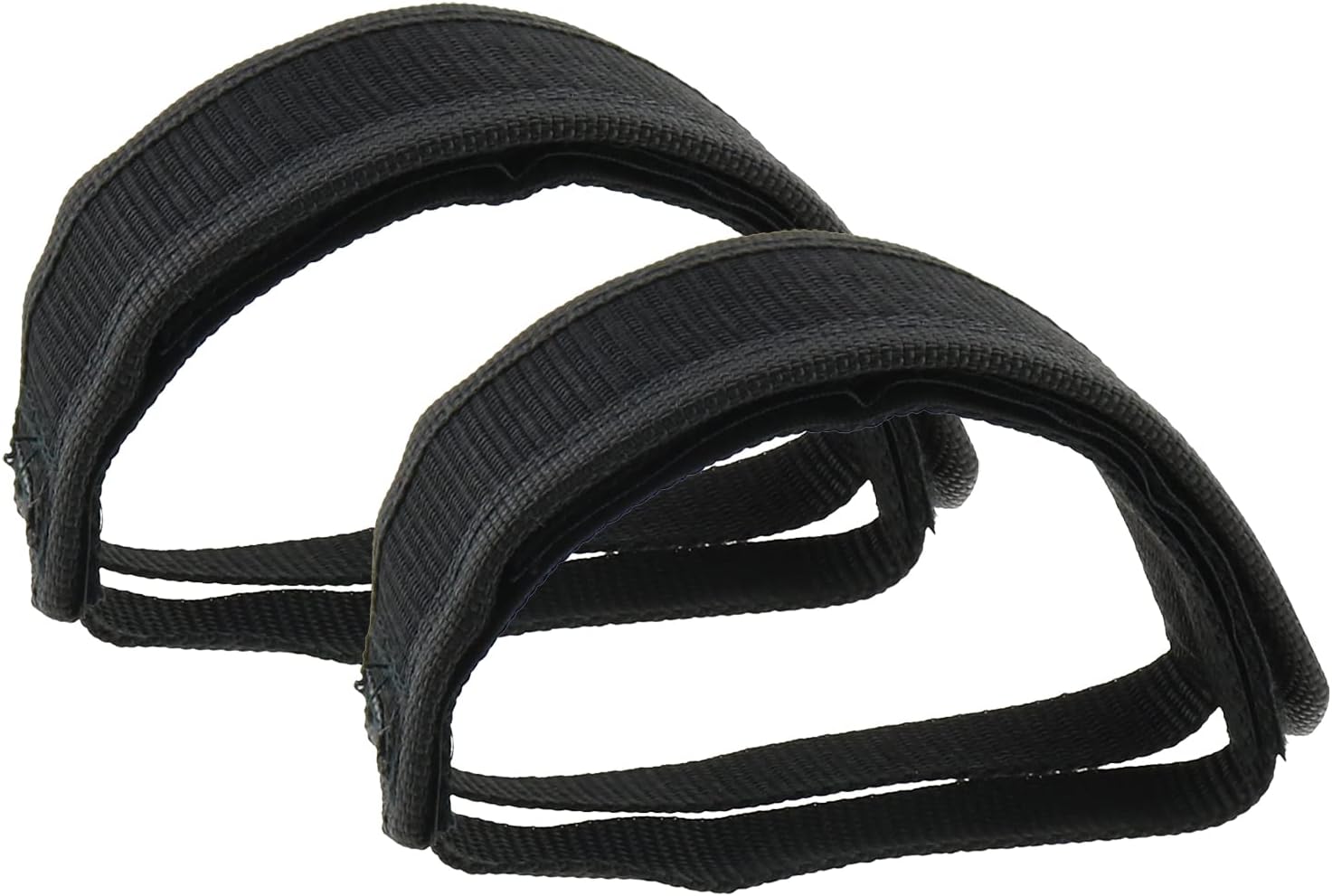 DGZZI 1Pair Bike Pedal Straps Pedal Bike Pedal Straps Pedal Toe Clips Straps Tape Universal Bicycle Feet Strap Pedal Straps Toe Clips Straps Tape for Fixed Gear Bike, Black
