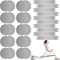 Soulchen 30-Pc Core Sliders & 40 lbs Resistance Bands Set - Dual-Sided Gliders for Smooth Workouts, Core Strength & Group Fitness Training