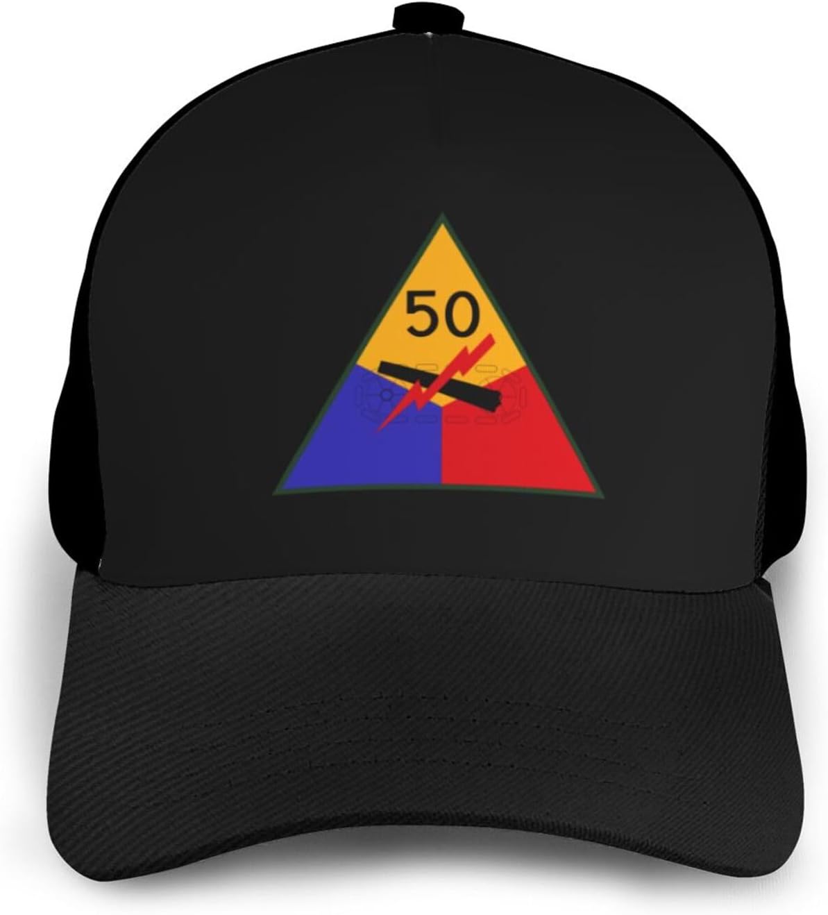 KOSPOGO 50th Us Armored Division SSI Baseball Cap Men's Women's