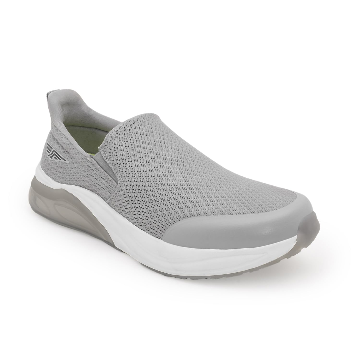 Men's Walking Shoes Dark Grey Mesh TPU Round Toe Slipon-image-30