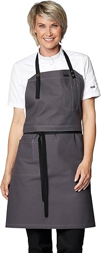 Miniatura 2 de Delantal de chef profesional para hombres con correa ajustable