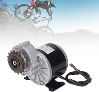 BuyWeek 24V 500W Fogaskerék Motor - Alumínium Reduktoros Elektromos Motor Nagy Nyomatékkal, 16 Fogú Lánckerékkel Elektromos Kerékpárokhoz, R 5