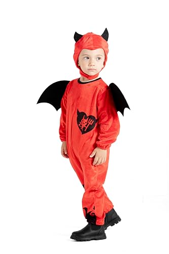 Ciao- Little Devil diablo pequeño disfraz mono baby (Talla 2-3 años)