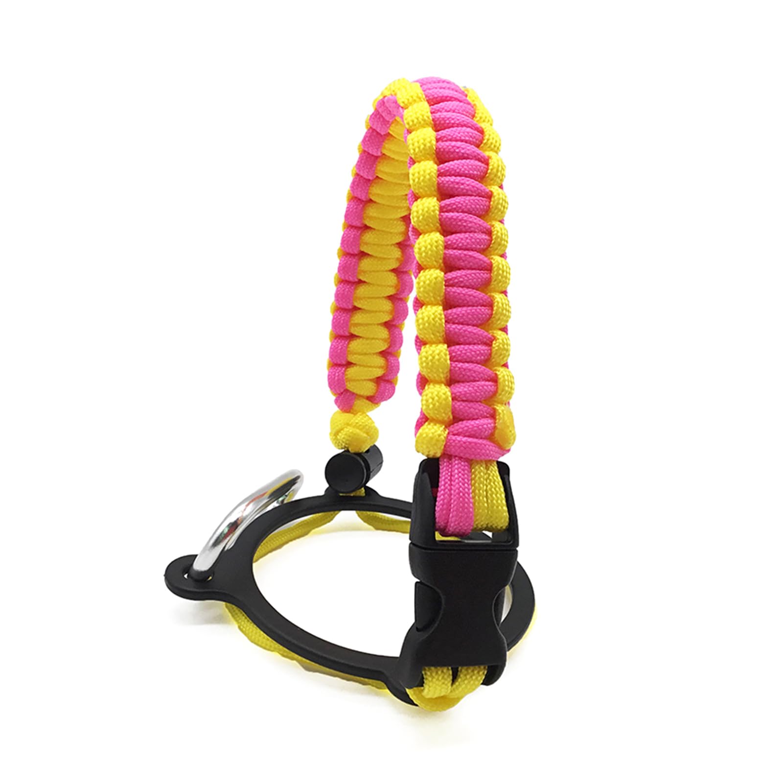 DAYLIGHE Cinghia per bottiglia d'acqua con manico in paracord con moschettone per bottiglia d'acqua per esterni