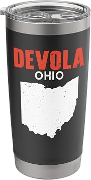 Devola Ohio USA State America Travel Ohioan Stainless Steel Insulated Tumbler