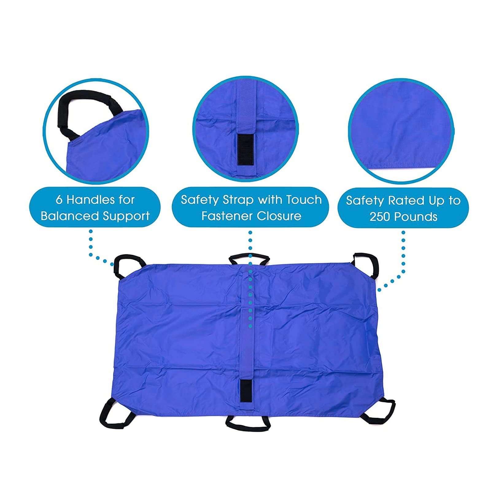 Faltbare Haustiertrage, geeignet für Hunde und andere Tiere - aus weichem Nylon, tragbar für den Notfalltransport, ideal für die Erste-Hilfe am Haustier - perfekt für Outdoor-Abenteuer (rot)