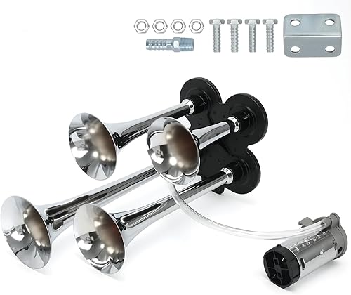 Miniatura 8 de PTNHZ Bomba de Tanque de Compresor de Aire DC 12V MAX 150PSI con Tanque de 3 Litros 0.8 Galones Para Tren, Camión, Barco, Camioneta, Autocaravana.