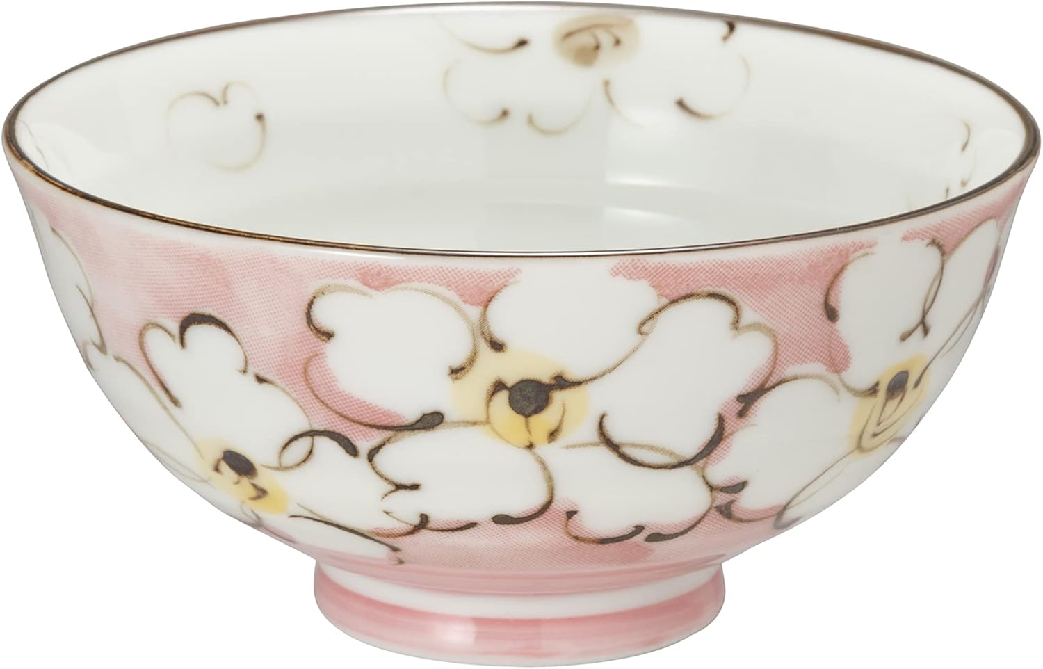 イチキュウ 美濃焼 お茶碗 飯碗 約12cm 電子レンジ 食洗機対応 最大40 Offクーポン 127 1019 日本製 ピンク 濃絵花