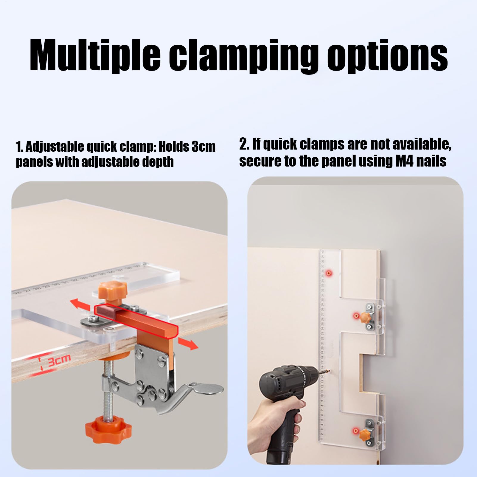 Utensile Per Scanalature Antiscivolo | Stampo Per A Forma Di L Per Armadio Nella Lavorazione Del Legno per Professionisti Falegnami Tecnici della Produzione di