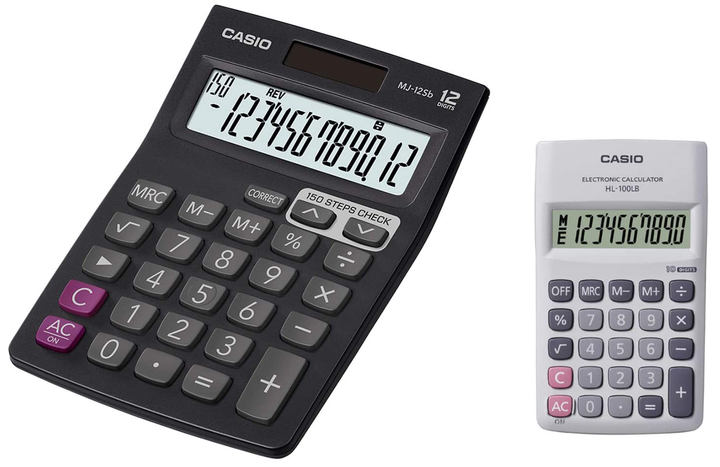 Casio MJ-12Sb Desktop Calculator, Black — Amazon image 7