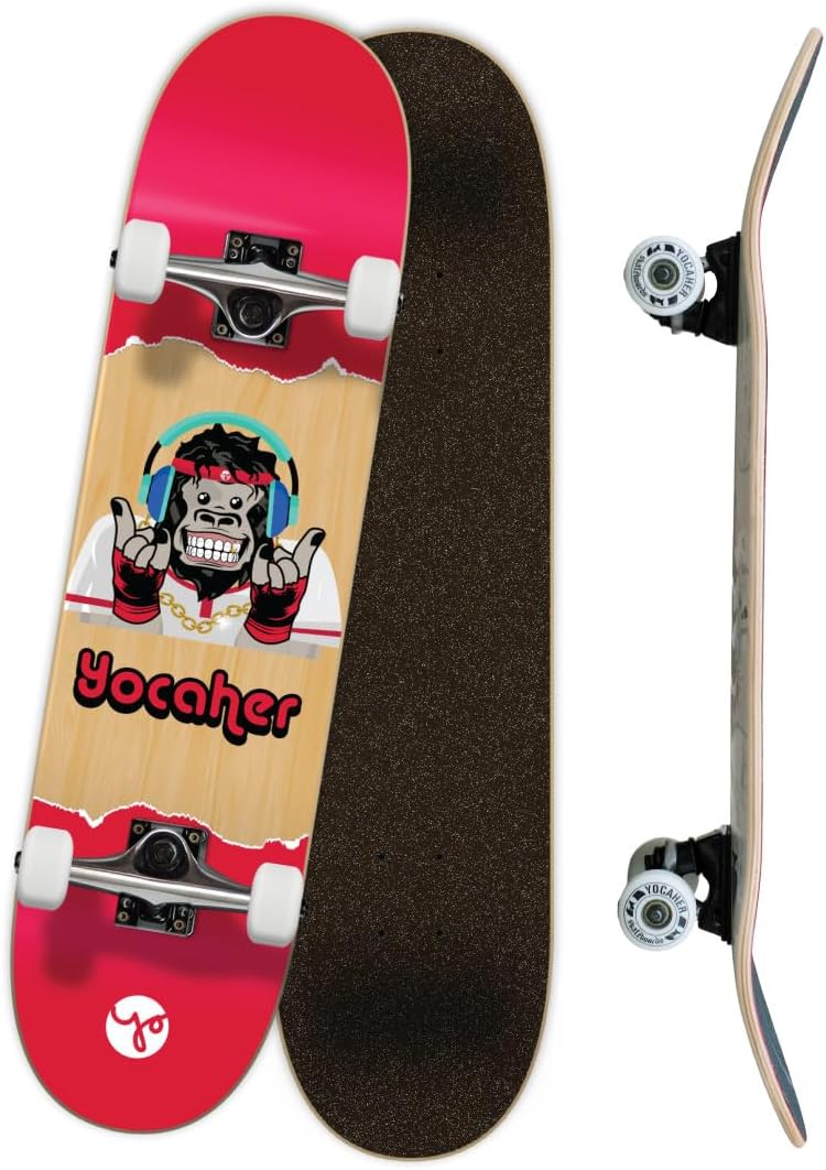 Punked Complete Skateboards 7.75" or 8.25" or Mini Cruiser or Micro Cruiser Shapes - Pika, Candy, and Chimp Series