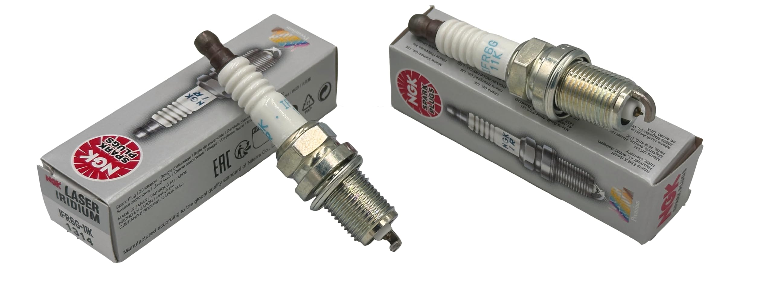 Kit de 2 bujías láser Iridium IFR6G-11K