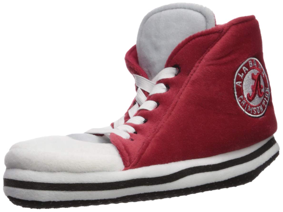 FOCO NCAA Alabama Crimson Tide (2016 Edition) HIGH TOP SNEAKER SLIPPER(2016 Edition) HIGH TOP SNEAKER SLIPPER, Team Color, S