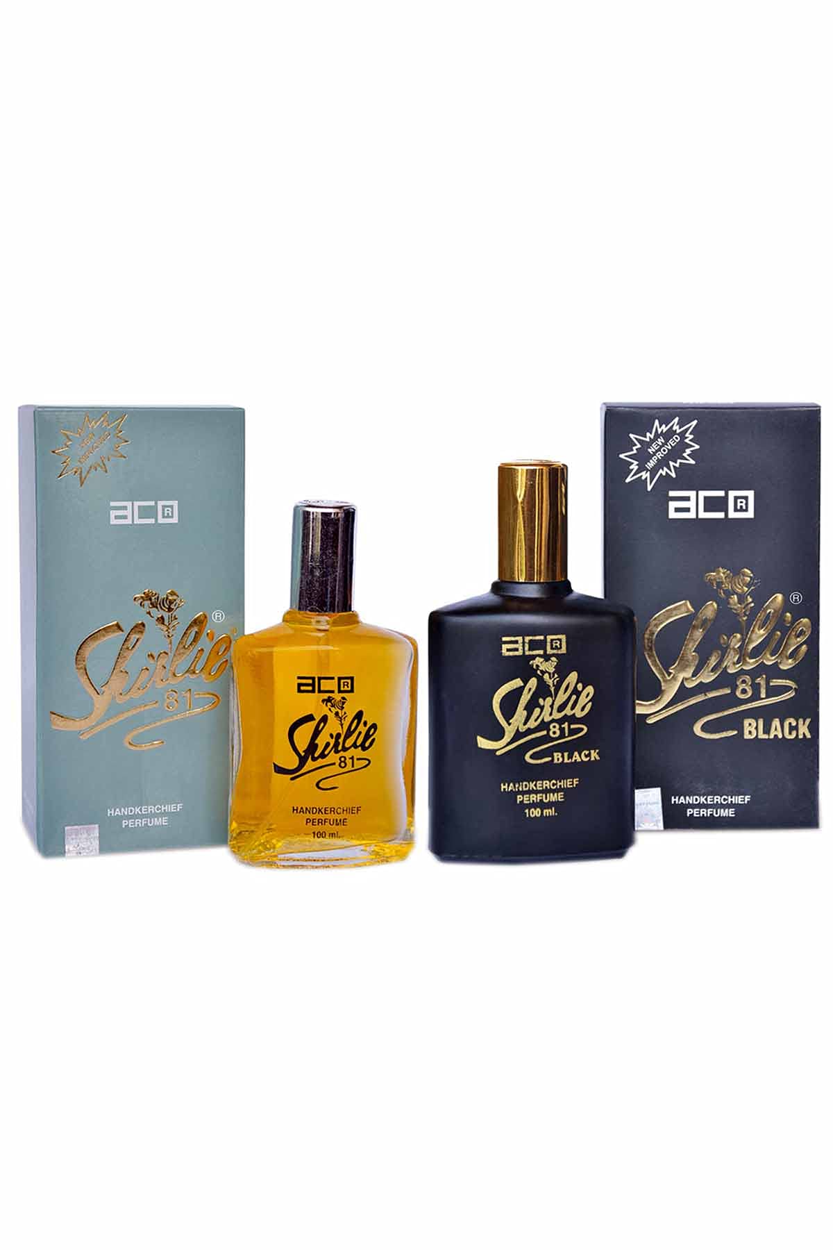 Aco Shirlie and Shirlie Black 100ml Fabric Perfume Combo set For (Men's & Women's)