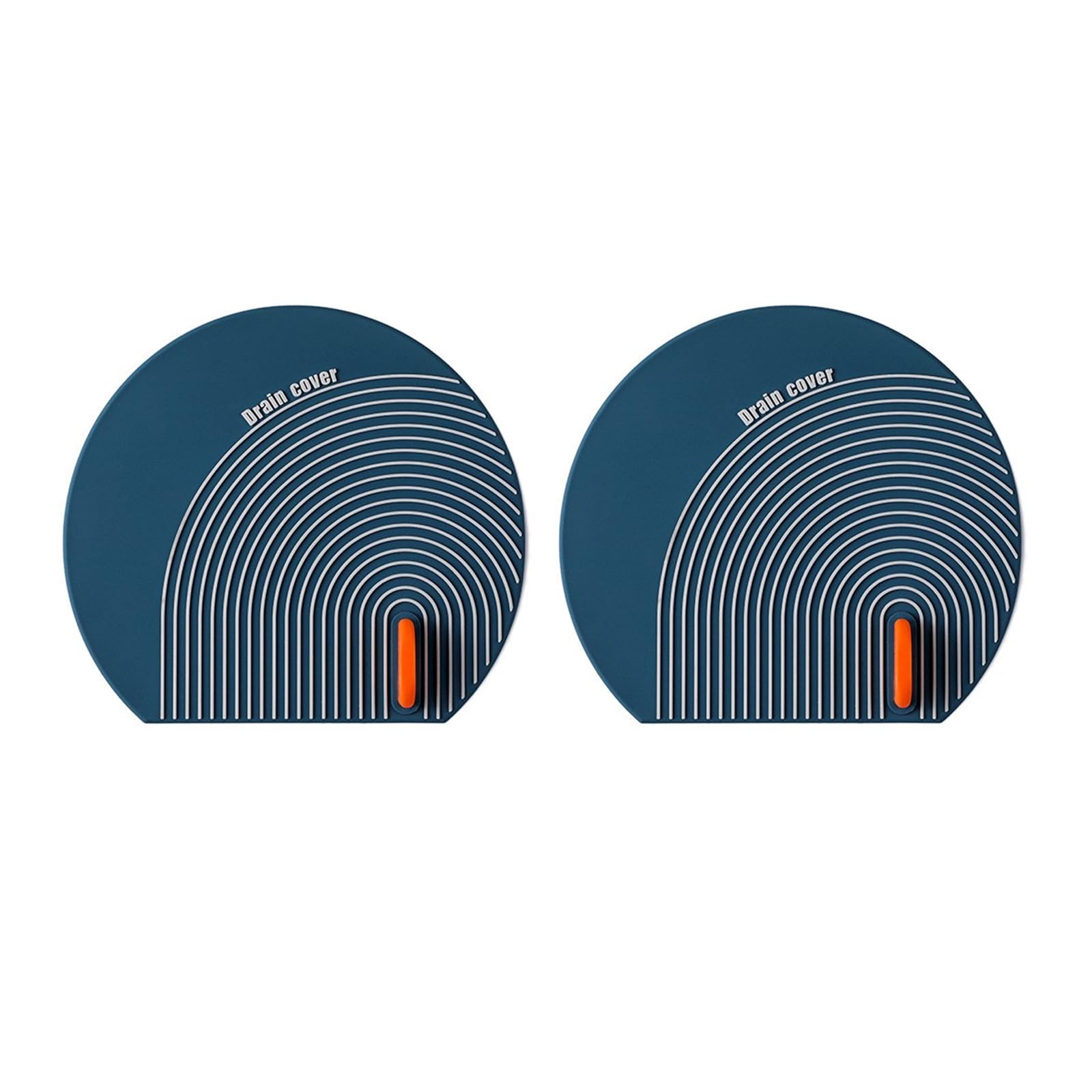 Tfaoys A Silicone Drain Covers 2 Pack For Home Use In Bathroom Nd Laundry Room Flexible Flat Suction Drain Plug Hair Stopper Protectors