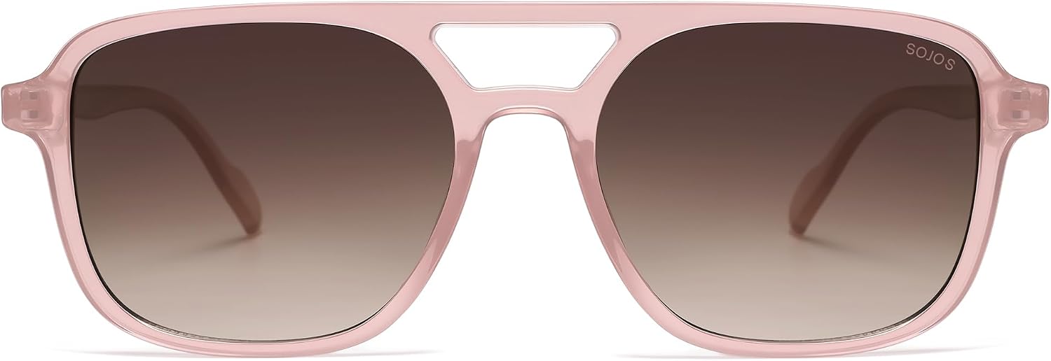  Retro Aviator Sunglasses Womens Mens,Trendy Rectangle Shades SJ2202 thumbnail