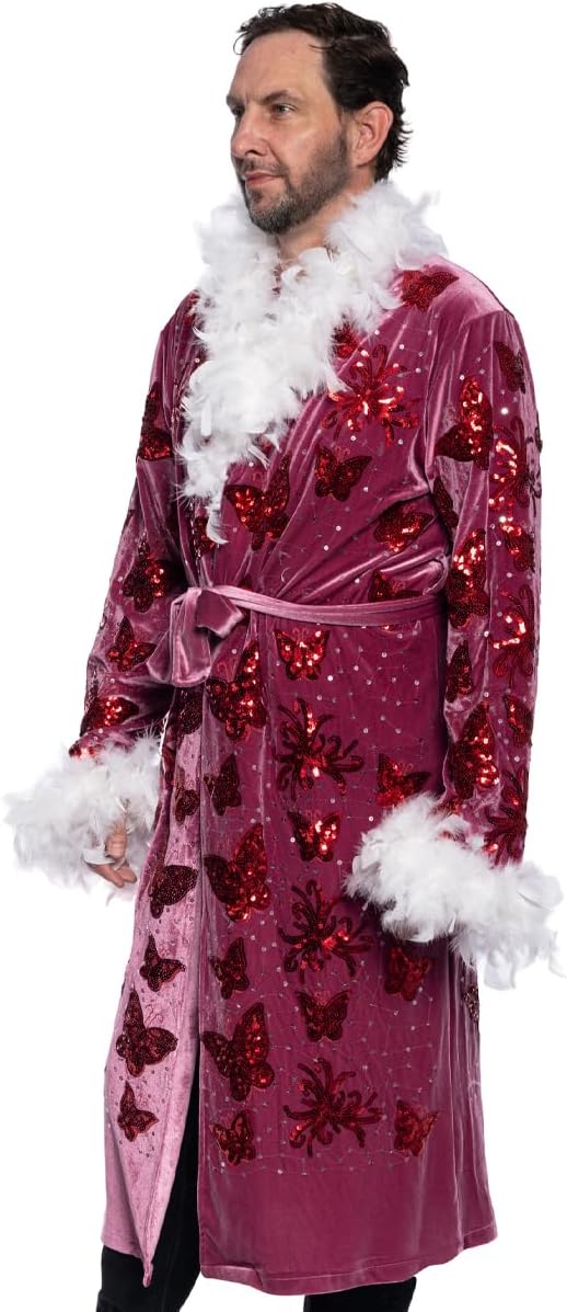 Nature Boy Flair Wrestler Deluxe Robe Halloween Costume Cosplay