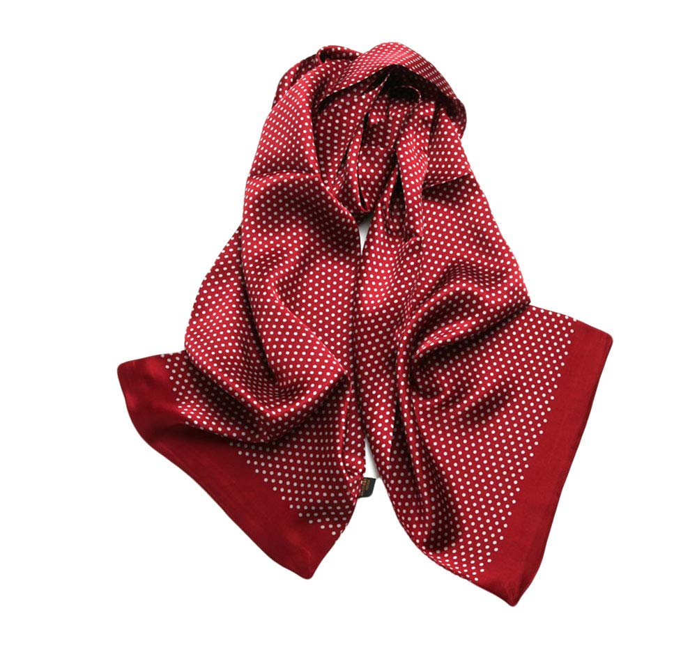 UK_Stone Halsdoek Heren 100% Zijde Sjaal Vintage Patroon Zijden