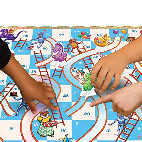 Eeboo: Dragons Slips & Ladders Board Game, Develops Counting And Patience Skills For Children, A Shiny Board Game Of Ups & Downs, Perfect For Ages 5 And Up #TOP2