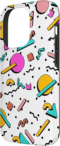 Miniatura 2 de iPhone 14 Pro Vintage Geometría Forma Patrón Retro 80s 90's Nostalgia Case