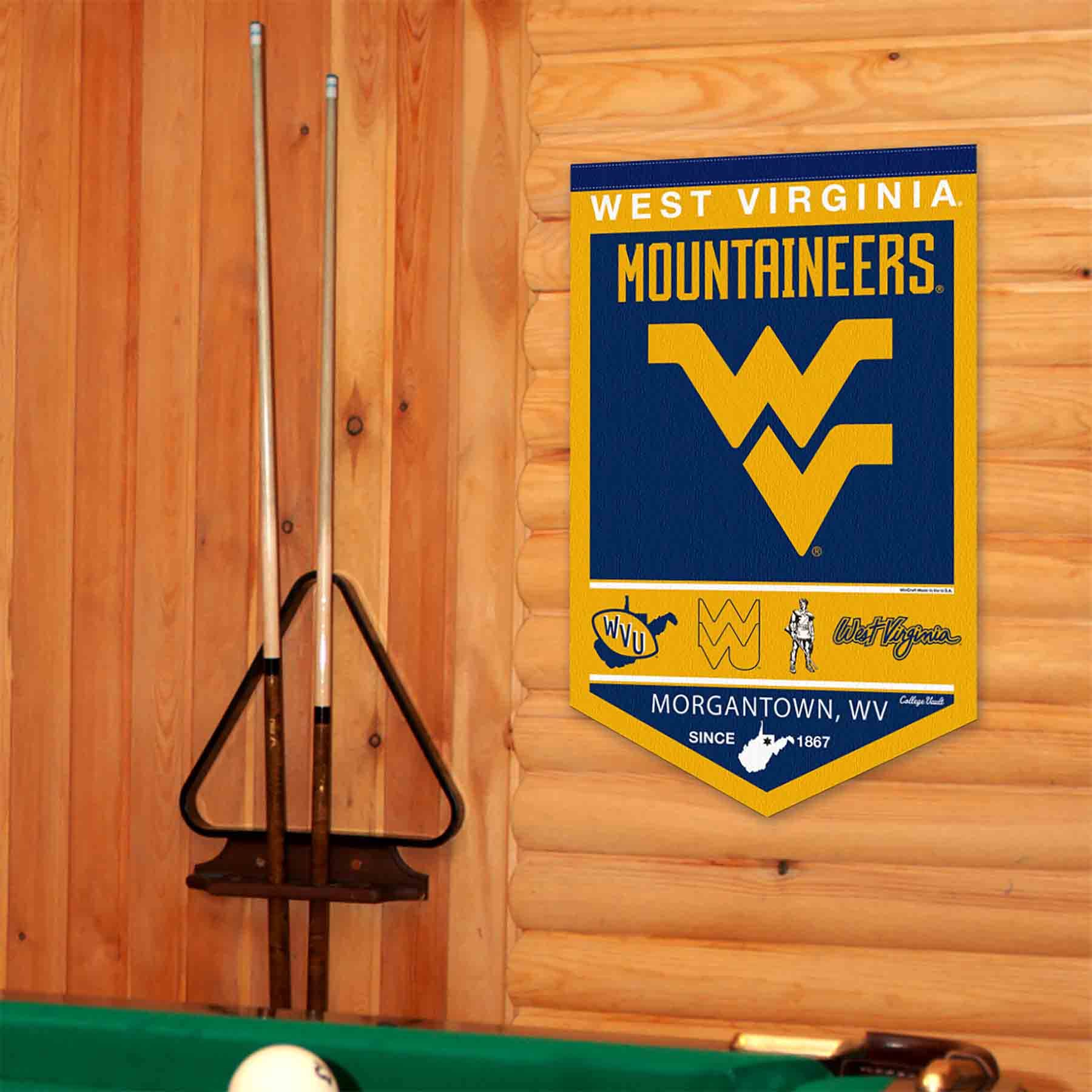 College Flags & Banners Co. West Virginia Heritage History Banner Pennant