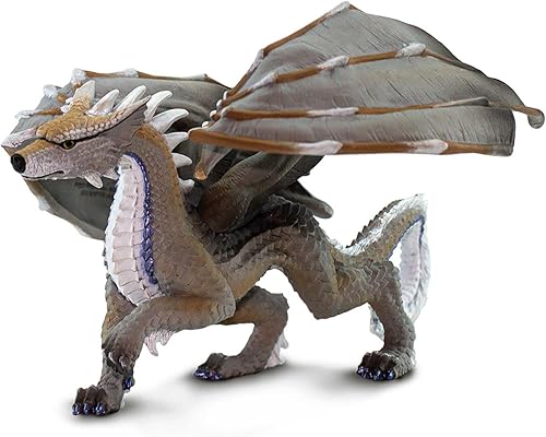 Miniatura 5 de Safari Ltd. Figura de dragón lobo – Figura detallada de modelo de plástico de 8 pulgadas – Divertido juguete de fantasía para niños, niñas y niños a