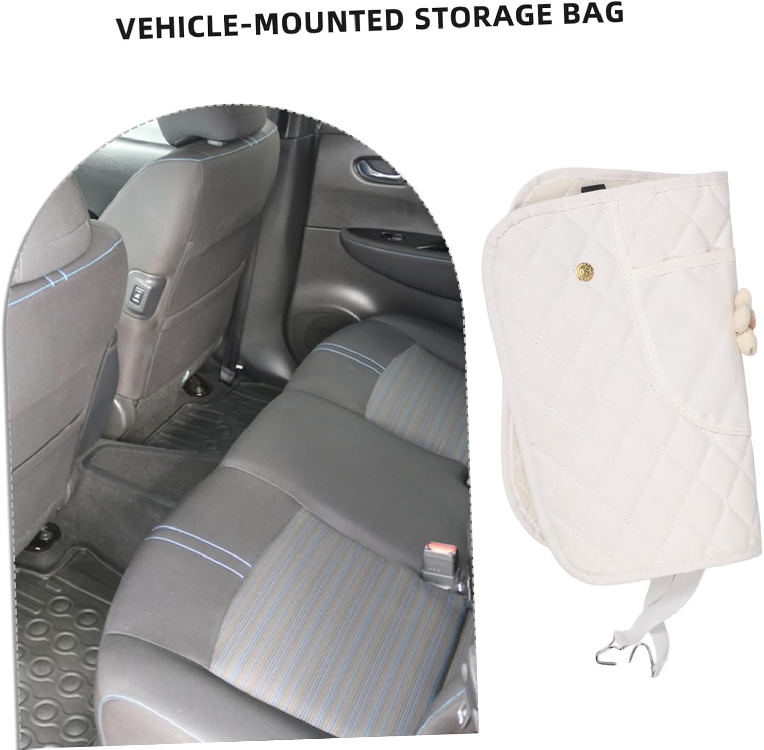 Car Seat Back Protector Kick Mat with Pockets Fit Back Seat Cover for Boy Girl Durable and Elegant Auto Kick Mat for Protecting Car Interior from Dirt and Damage
