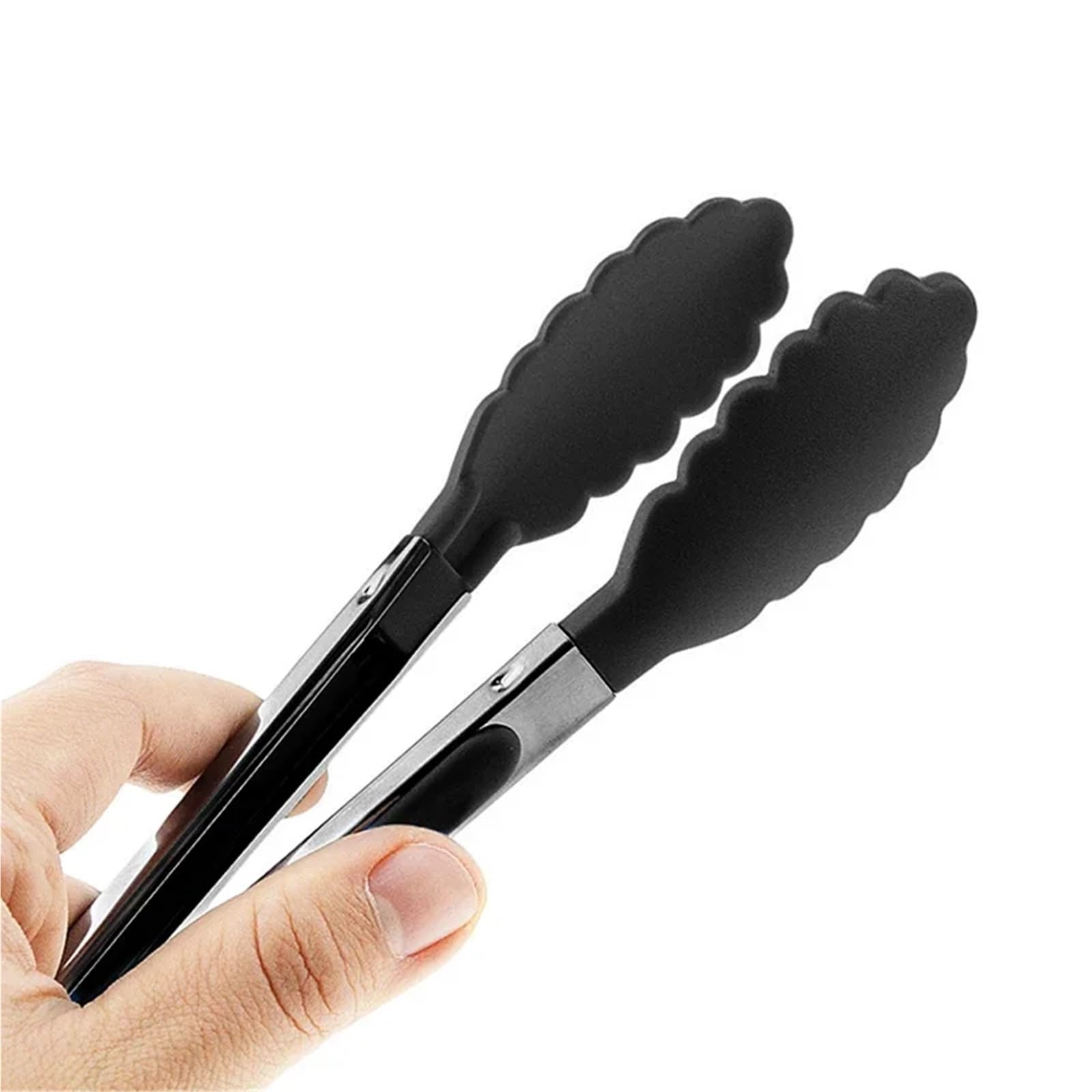 Pinze Da Cucina 2 unids/set pinzas for alimentos pinzas de cocina de acero inoxidable pinzas de cocina antideslizantes de nailon de silicona pinzas for barbacoa herramientas for ensaladas parrilla acc