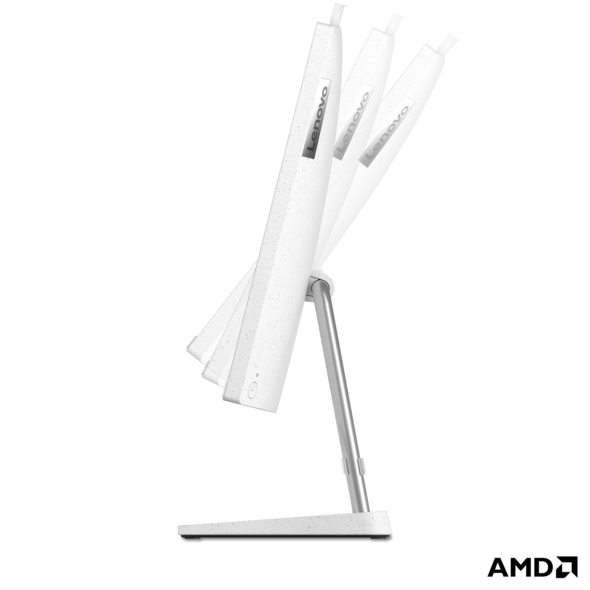 Lenovo IdeaCentre AIO 3 27ALC6 - Ordinateur de Bureau Tout-en-Un 27" FHD (AMD Ryzen 7 7730U, 16 Go RAM, 512 Go SSD, Graphique AMD Radeon, Windows 11 Home) Clavier AZERTY et Souris - Blanc