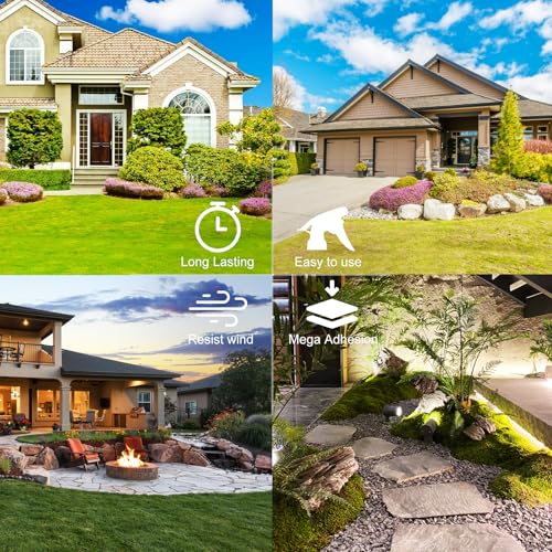 Kiesbinder - 4L Konzentrieren Mulchkleber Harzkieskleber mit Applikator zum Verkleben von Kies, Steinen, Rinde - Gebrauchsfertig Kieskleber Mulch Glue für Landschaftsbau, Gartenwegen, Rabatten