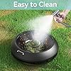 EZIOOV Y60 Solar-Powered Robotic Pool Skimmer - Cordless Automatic Pool Cleaner, Spot Cleaning & Self-Parking Rechargeable Robot for Above/Inground Pools