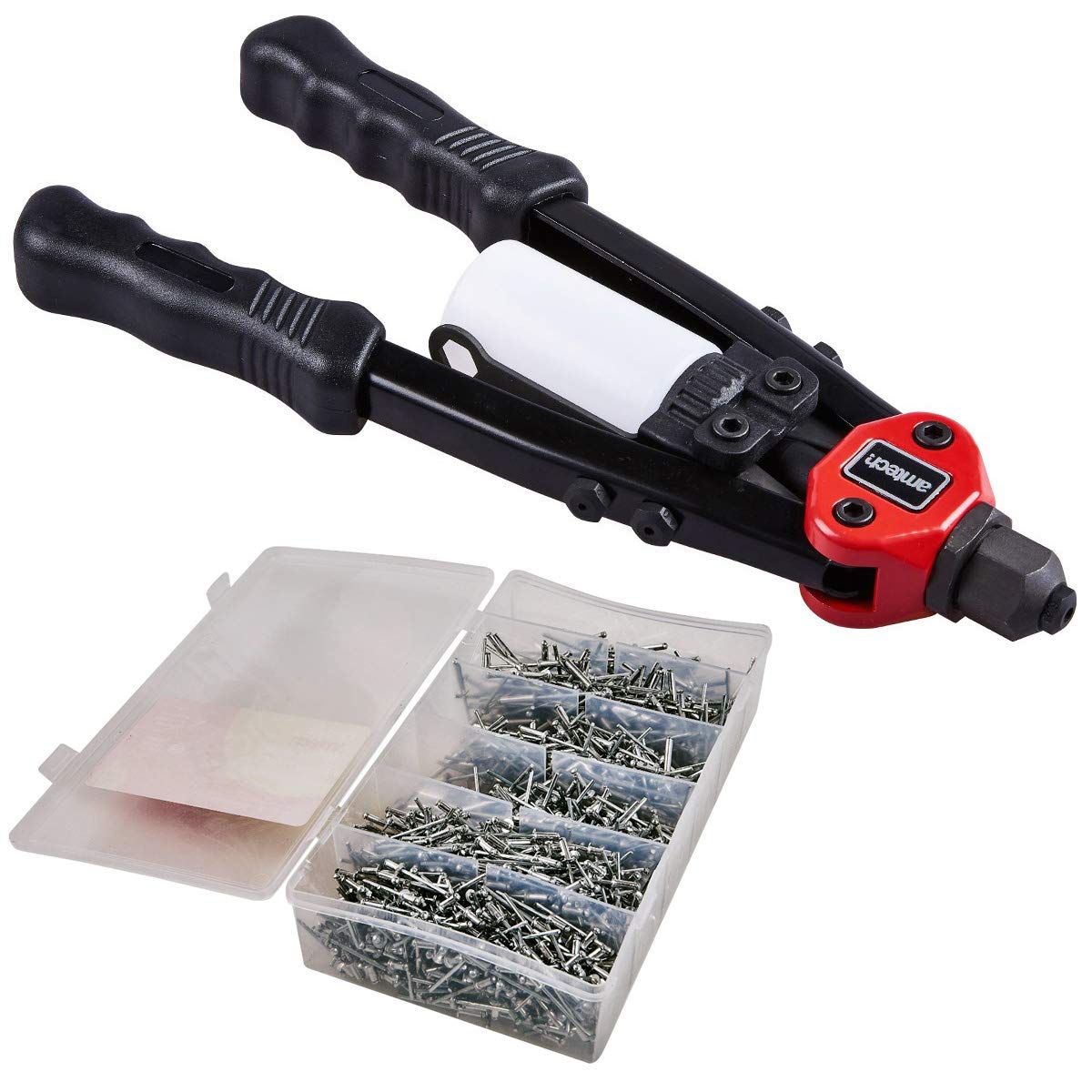 Buy Heavy Duty 5in1 Hand Riveter Rivet with Collection Tube Plus 1000