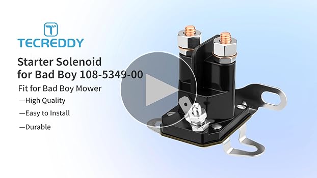 Amazon.com : Tecreddy Starter Solenoid for Bad Boy Zero Turn