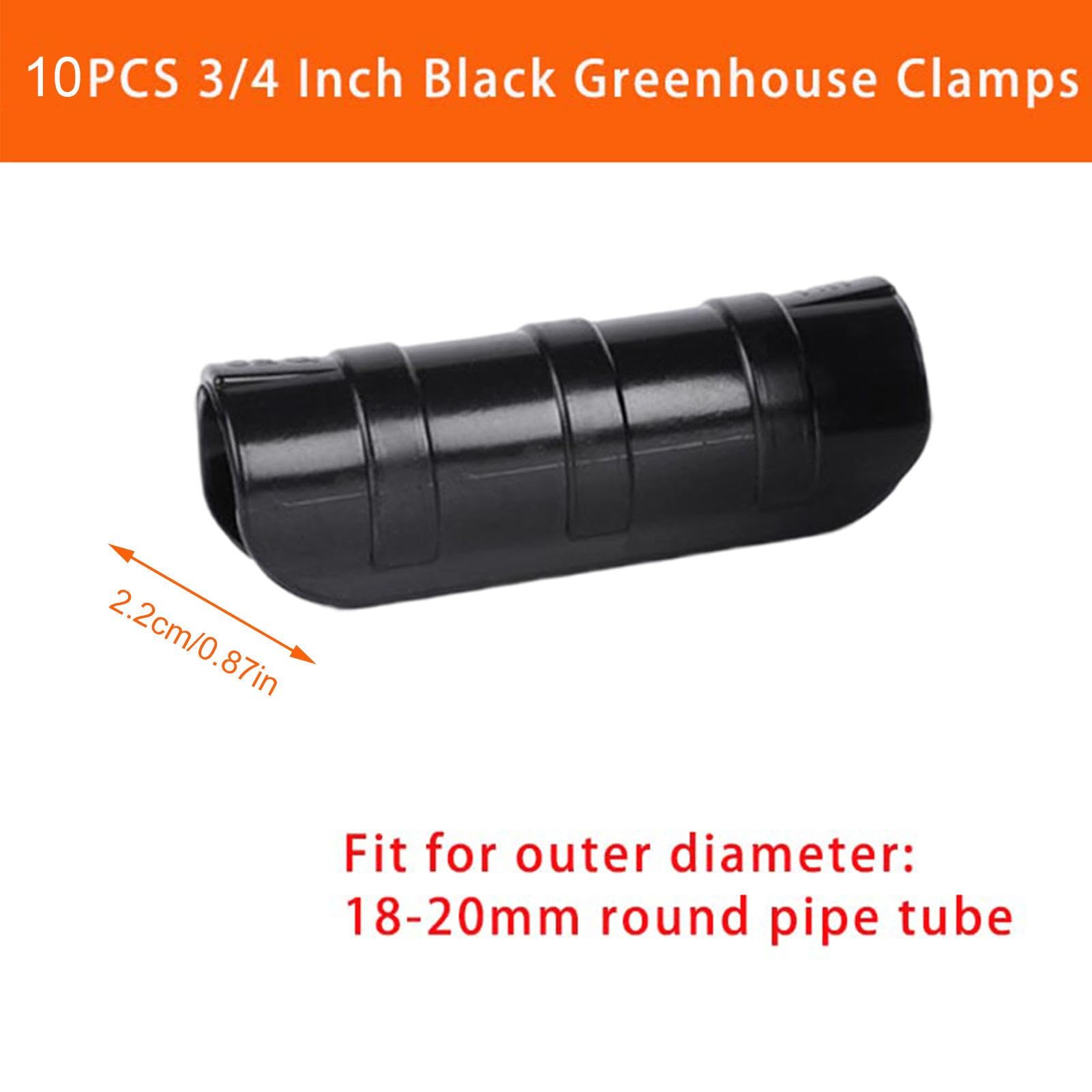 Morsetti Serra In Plastica 50 Pezzi - Per Fissare Teli E Reti Da Giardino | Clip Per Tunnel Agricoli