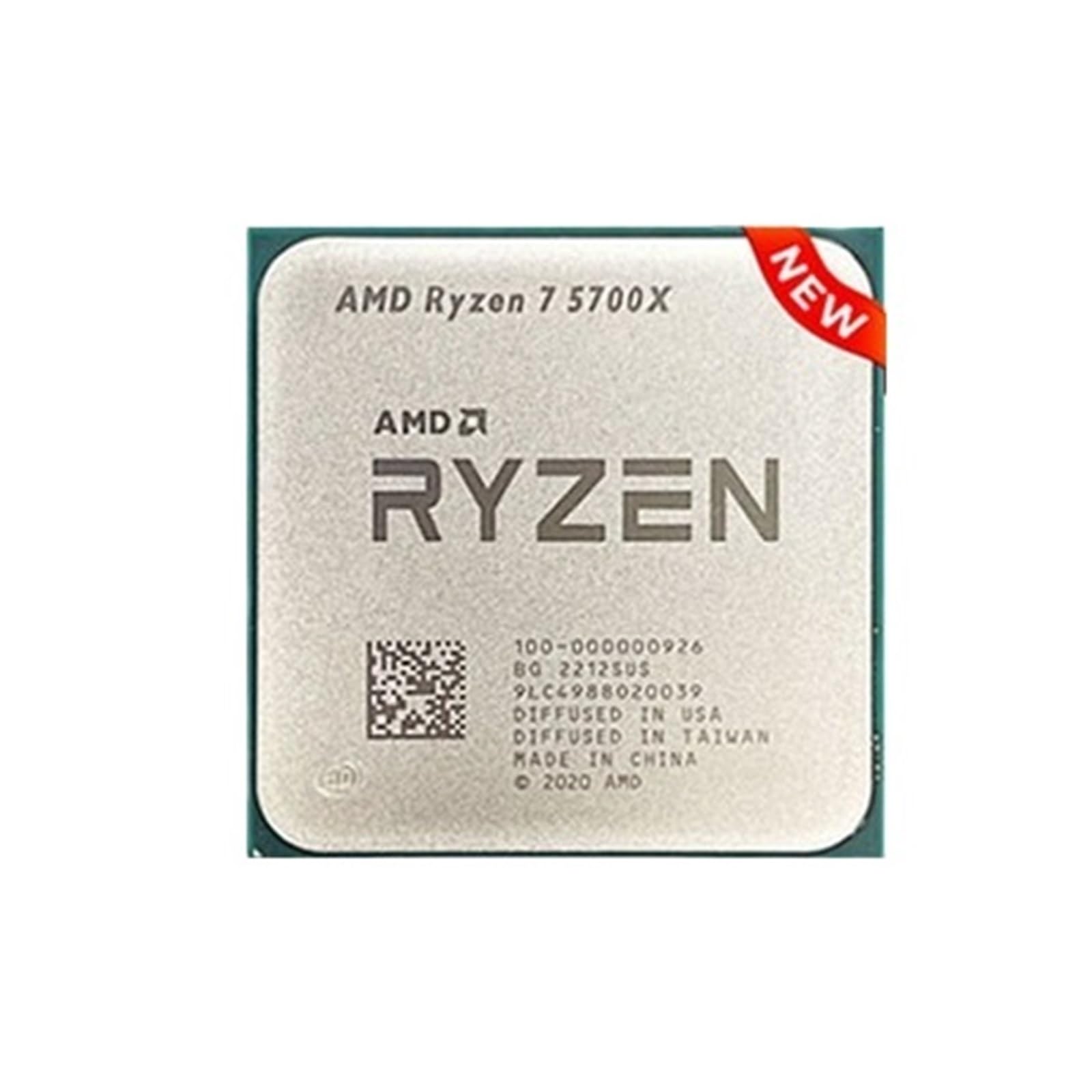 Amazon.com: CPU Processor AMD Ryzen 7 5700X CPU R7 5700X 3.4GHz 