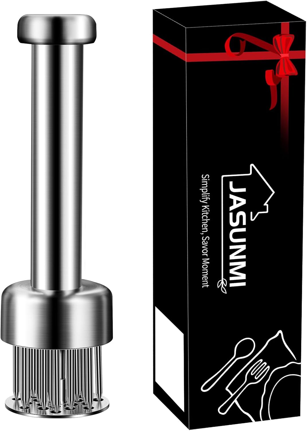 Ablandador de Carne de Acero Inoxidable 304 con 21 Agujas