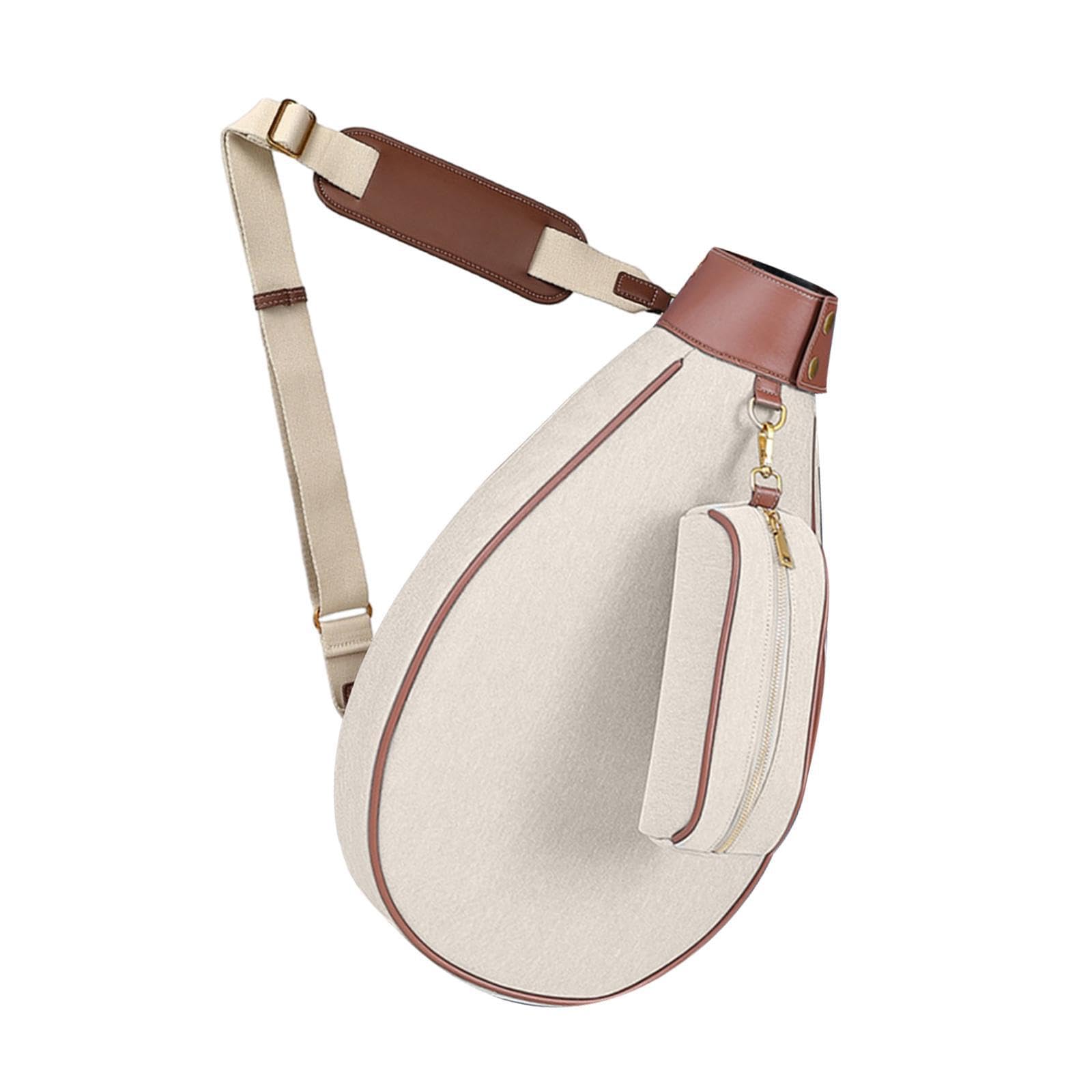 Elegante Borsa da Badminton, Borsa da Tennis, da Squash con Texture Vintage e Grande capacità, Porta Racchetta, Regalo, Accessorio per Sport all'Aria Aperta