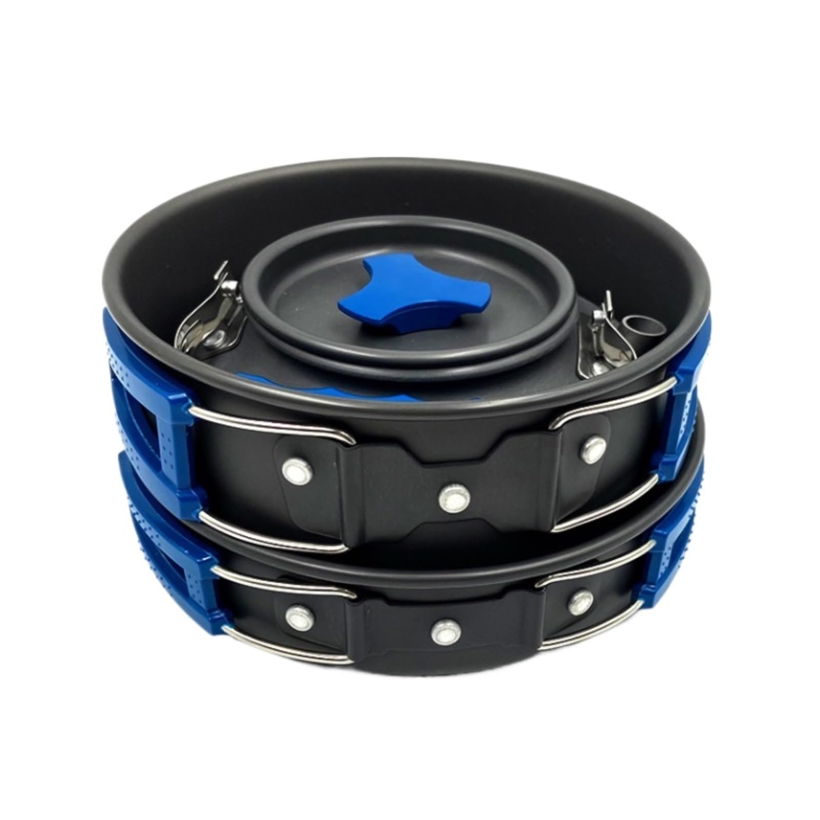 Popote Camping Extérieure Ensemble De Casseroles D'extérieur, Combinaison De Théière Et Théière, Pêche en Plein Air, Ustensiles De Cuisine De Camping Popote Bivouac