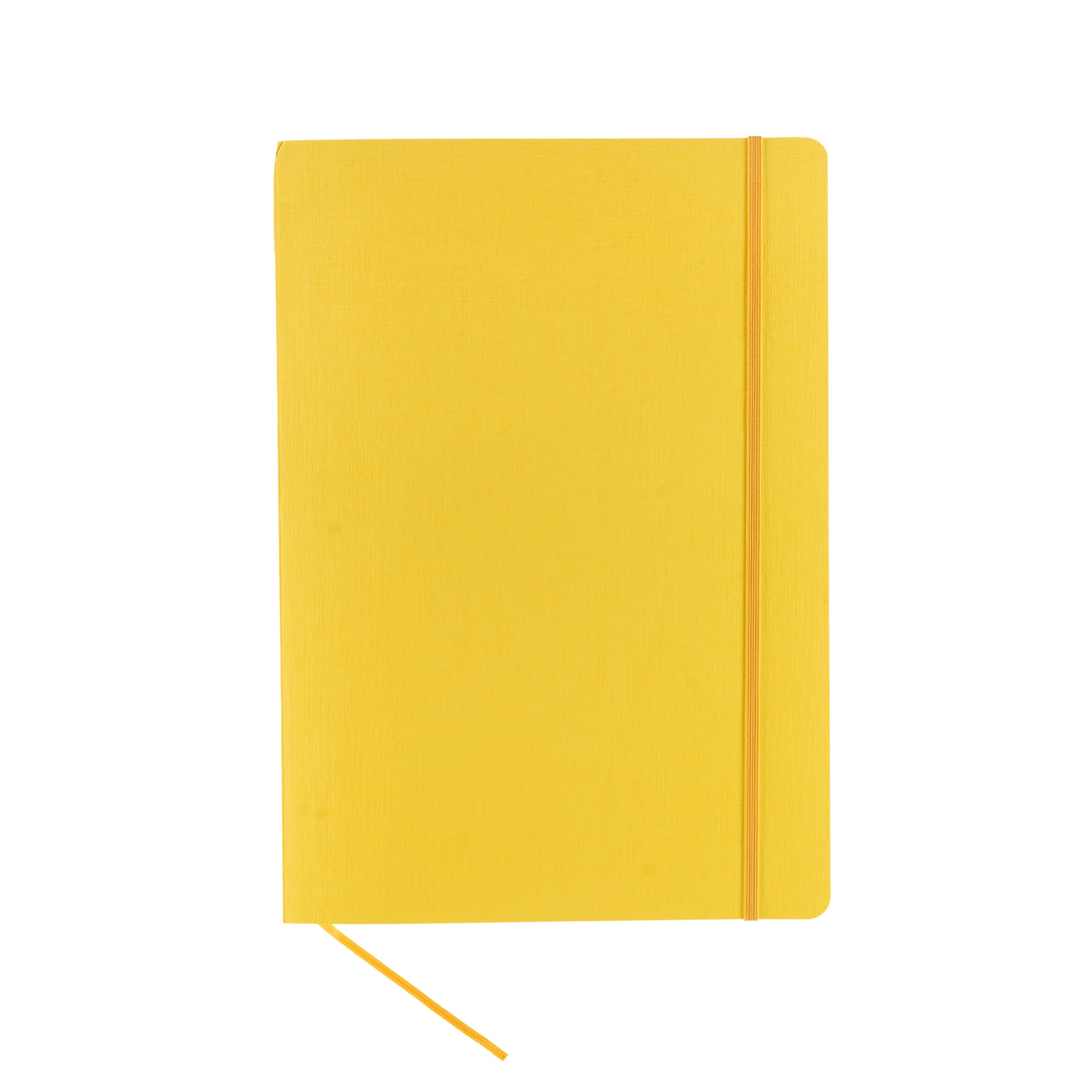 Cahier relié A4 ligné Fabriano Ecoqua Plus jaune grand format carnet de notes - 8