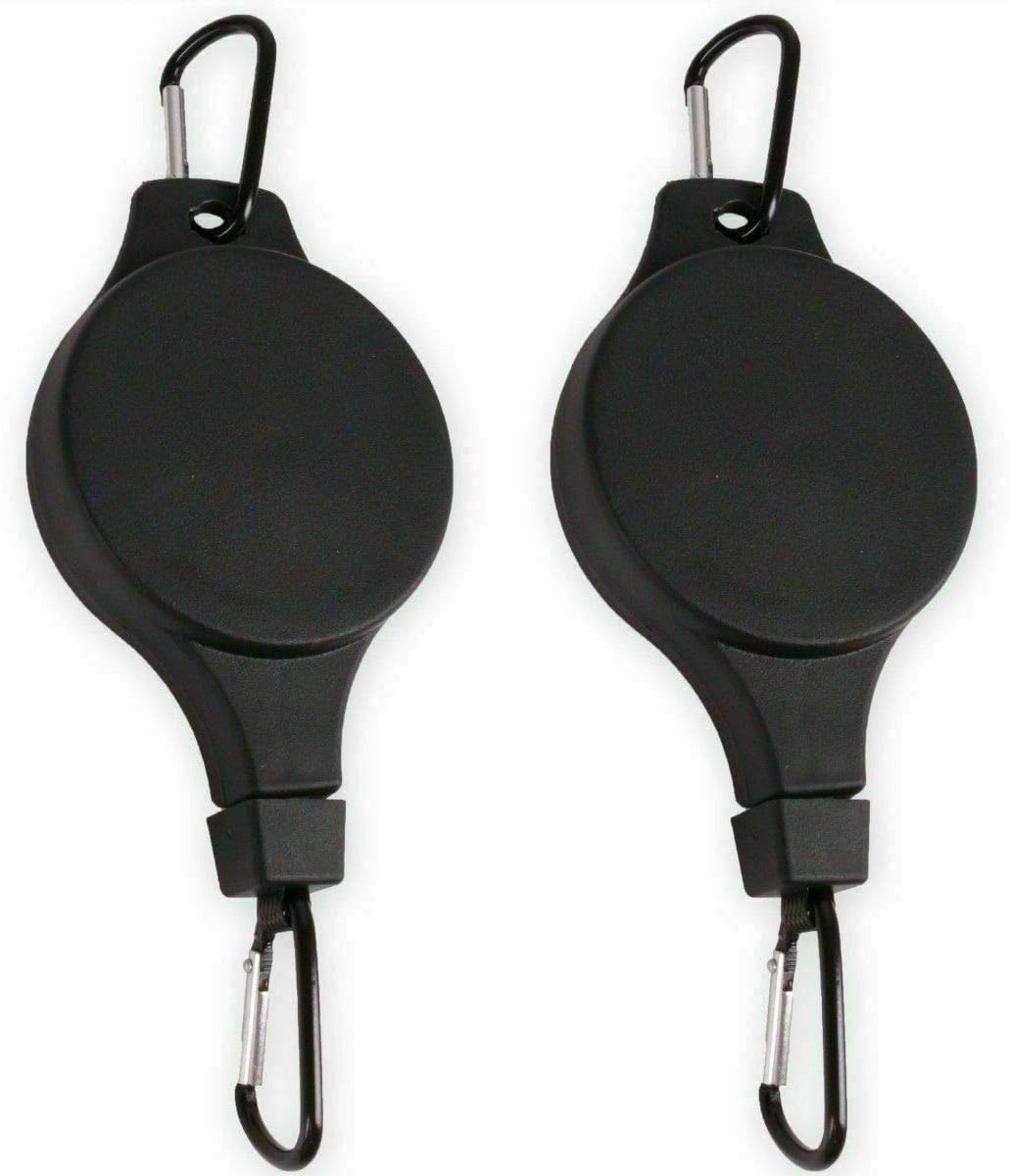 Retractable Plant Hangers, Adjustable Plant Basket Pulley Pull Down Hook for Garden Hanging Planters Flower Basket Pots, Birds Feeder, Plant Grow Light(2pcs)