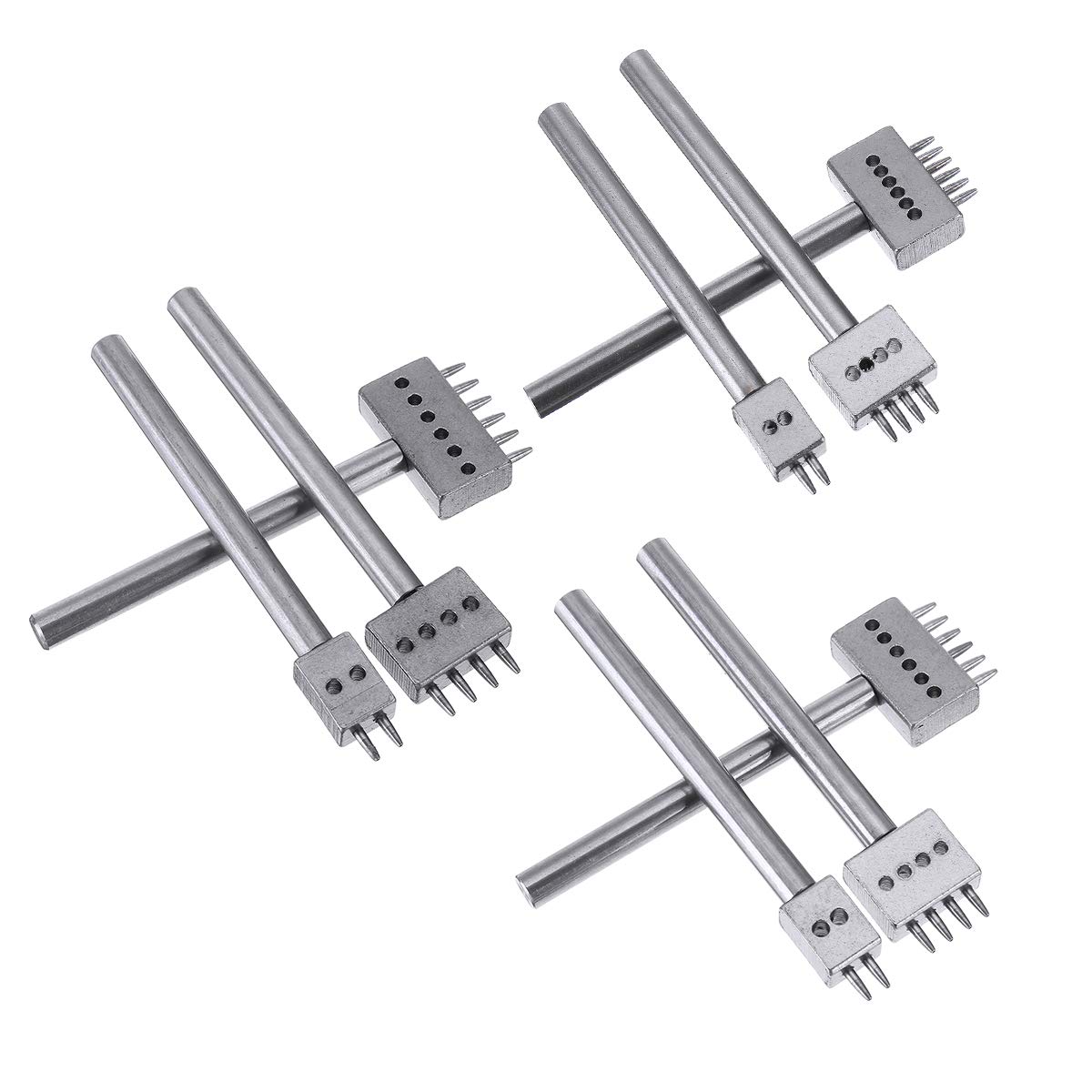 Juego de herramientas de 4/5/6 mm para manualidades de cuero, punzón de perforación, 4 mm