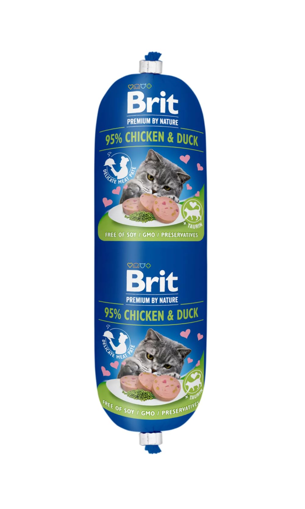 BritPremium Cat Sausages Chicken & Duck 180G