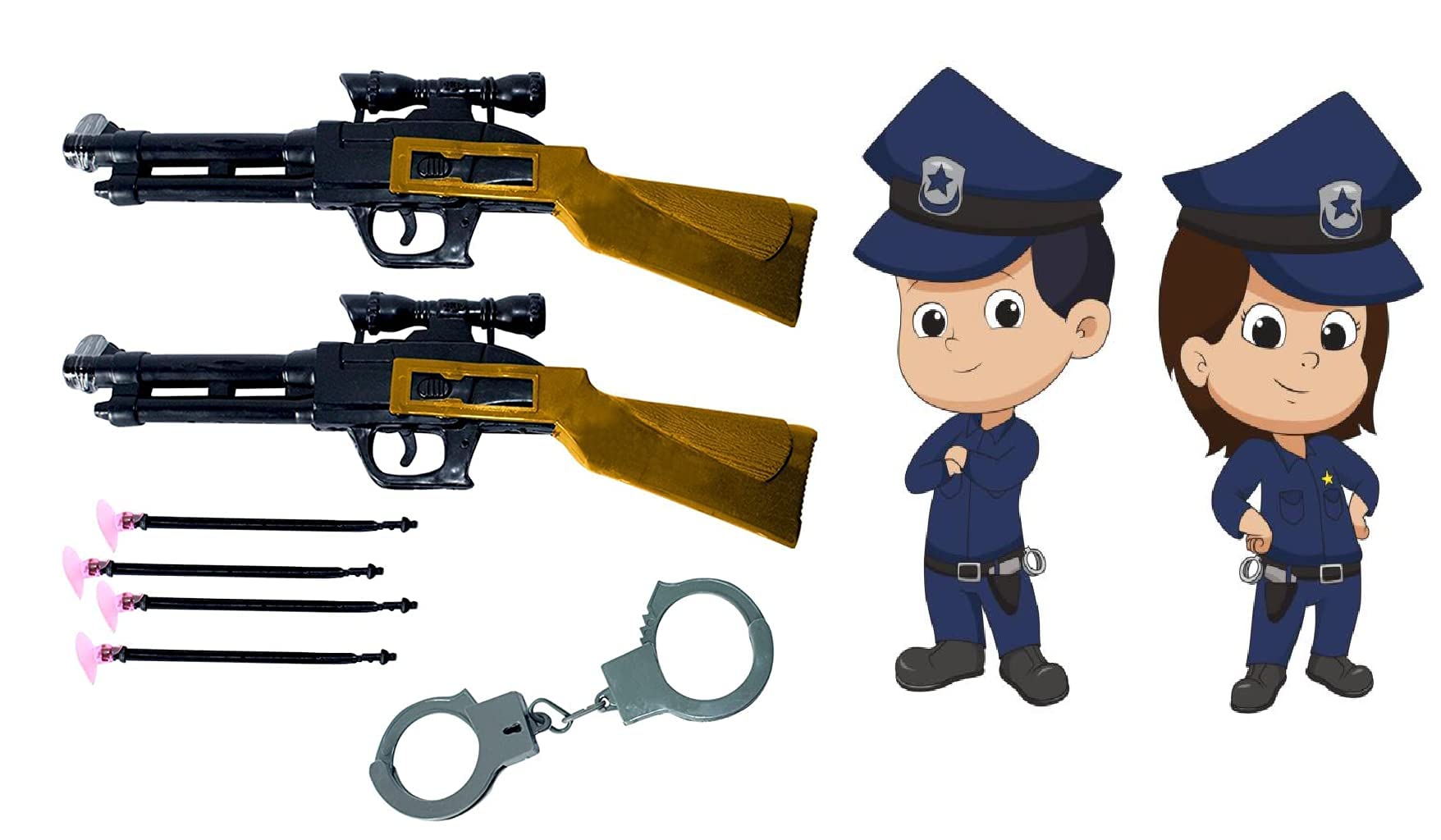 Verbier Toys for Play Indoor and Outdoor Games for Kids Boys and Girls Birthday Return Gift for Kids (Victory Gun)