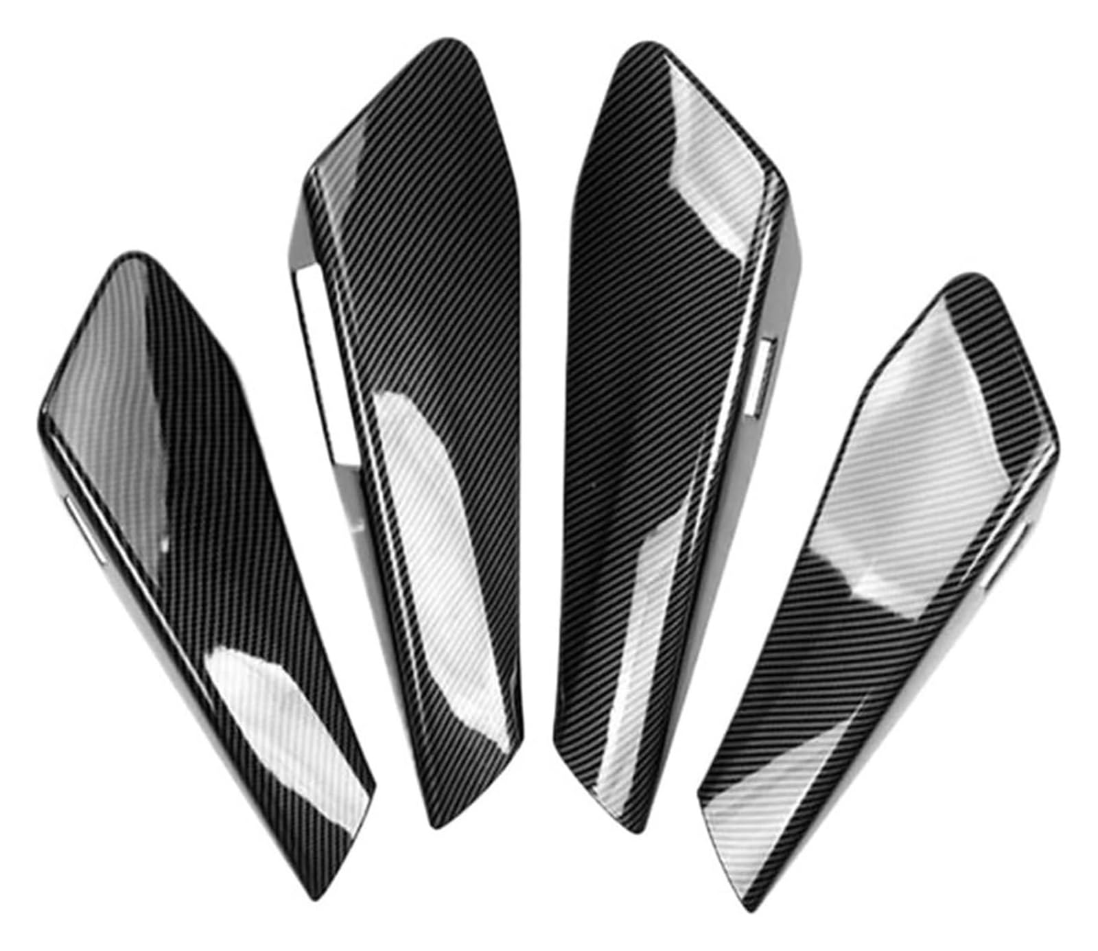 Fangziqq Lhd Bright For Vw Id.4 .3 Rhd Lhd Model Car Door Handle Armrest Trim Window Lift Panel Cover Protector Accessories Car Inner Door Handle(Lhd Bright)
